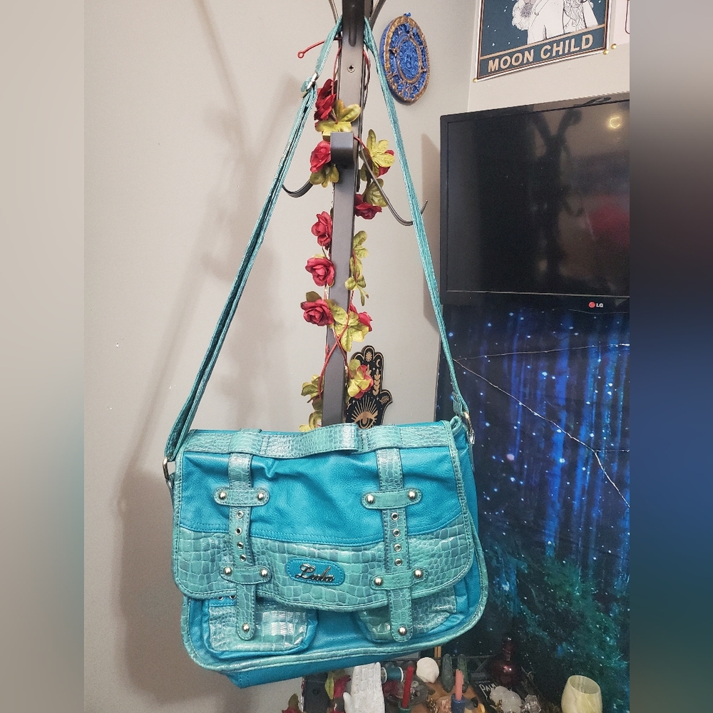 Stunning And Unique Turquoise Lula Crossbody Bag